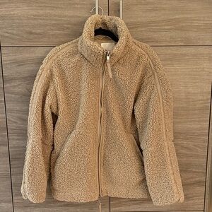 H&M Beige Sherpa Jacket